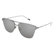 Saint Laurent SL 51 T-003 Silver Spegel Solglasögon Gray, Unisex