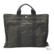 Hermès Vintage Pre-owned Canvas totevskor Gray, Dam