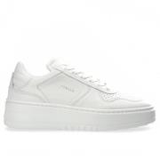 Copenhagen Studios Vintage Vita Läder Platform Sneakers White, Dam