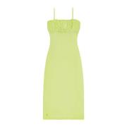 Opéra Sport Luftig Daisy Klänning Shadow Lime Green, Dam