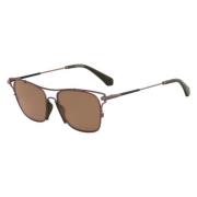 Calvin Klein Koppar Ram Solglasögon Ckj166S-705 Brown, Unisex