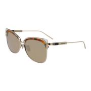 Calvin Klein Guld spegel solglasögon Ck19701S-743 Multicolor, Dam