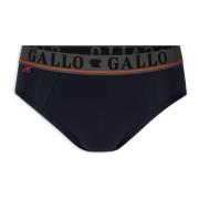 Gallo Blå Bomullsbriefs Blue, Herr