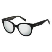 Marc Jacobs Stiliga solglasögon med silver spegellinser Black, Dam