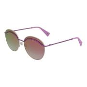 Marc Jacobs Stiliga solglasögon i rosa/guldgradient Purple, Dam