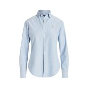 Polo Ralph Lauren Oxford Bomullsskjorta Klassiskt Logga Broderad Blue,...