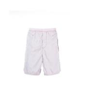 Stone Island Magenta Nylon Bermuda Short Marina White, Herr