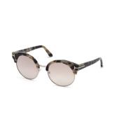 Tom Ford Alissa Solglasögon Brun Spegelglas Multicolor, Dam