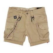 Alpha Industries Utility Shorts för Män Beige, Herr