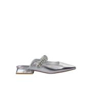 Alma EN Pena Platt Rhinestone Strap Sko Gray, Dam