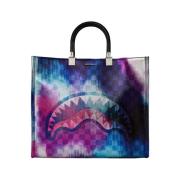 Sprayground Färgglad Unisex Shopper Väska Multicolor, Dam