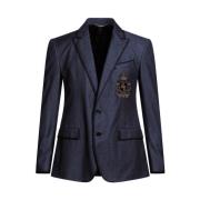 Dolce & Gabbana Klassisk Denim Blazer Jacka Blue, Herr