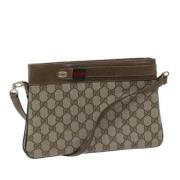 Gucci Vintage Pre-owned Laeder axelremsvskor Multicolor, Dam