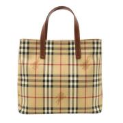 Burberry Vintage Pre-owned Canvas totevskor Multicolor, Dam