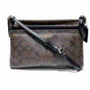 Coach Pre-owned Pre-owned Canvas axelremsvskor Brown, Dam