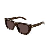 Gucci Brun Havana Solglasögon Brown, Dam