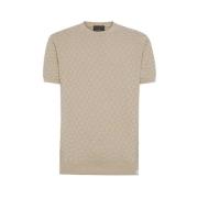 Peuterey Klassisk T-shirt för vardagsbruk Beige, Herr