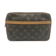 Louis Vuitton Vintage Pre-owned Canvas kuvertvskor Brown, Dam