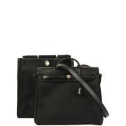 Hermès Vintage Pre-owned Tyg axelremsvskor Black, Dam