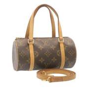 Louis Vuitton Vintage Pre-owned Canvas handvskor Brown, Dam