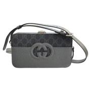 Gucci Vintage Pre-owned Canvas gucci-vskor Gray, Dam