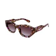 Chloé Havana Violet Solglasögon Multicolor, Unisex