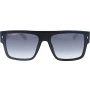 Dsquared2 Retro Aviator Solglasögon Black, Herr