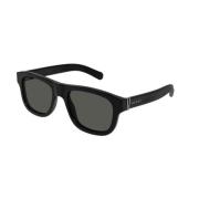 Gucci Svart Grå Solglasögon Gg1509S 001 Black, Unisex