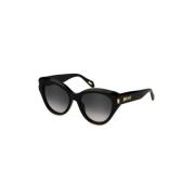 Just Cavalli Svart Blank Solglasögon Rök Gradient Linser Black, Unisex