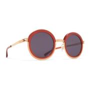 Mykita Champagne Gold Sunglasses Phillys Multicolor, Unisex