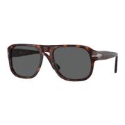 Persol Stiliga Unisex Solglasögon Acetat Kristall Brown, Herr