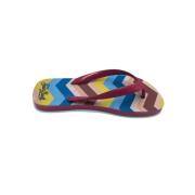 MC2 Saint Barth Dam Flip Flops med Olika Tryck Multicolor, Dam