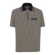 Balmain PB Labyrinth jacquard polo shirt Multicolor, Herr