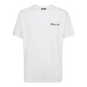Balmain Vita T-shirts & Polos för Män White, Herr