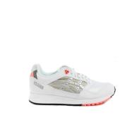 Asics Dam Sneakers Vit Khaki/Silver White, Dam