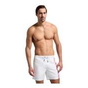 Bikkembergs Sidologo Badshorts - Vit White, Herr