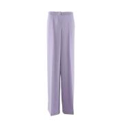 PINKO Lila Byxor Polyester Elastan Kvinnor Purple, Dam