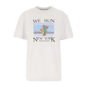 Alexander Wang Casual Bomull T-Shirt White, Dam