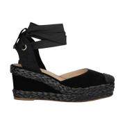 Alma EN Pena Flätad Läderkil Sandal Black, Dam