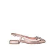 ALMA EN PENA Buckle Flat Shoe Pink, Dam