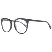 Yohji Yamamoto Gray Men Optical Frames Gray, Herr