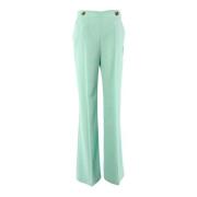 Pinko Grön Pantalon 98% Polyester 2% Elastan Green, Dam