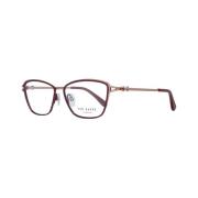 Ted Baker Burgundy Metall Optiska Bågar Kvinnor Red, Dam