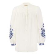 Max Mara Weekend Blouses White, Dam