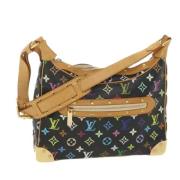 Louis Vuitton Vintage Pre-owned Canvas axelremsvskor Multicolor, Dam