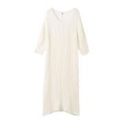 By Malene Birger Medelhavets Linne Maxi Klänning White, Dam