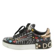 Dolce & Gabbana Pre-owned Pre-owned Laeder sneakers Multicolor, Dam