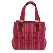 Louis Vuitton Vintage Pre-owned Canvas totevskor Red, Dam