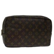 Louis Vuitton Vintage Pre-owned Canvas kuvertvskor Brown, Dam