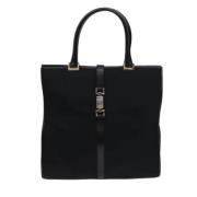 Gucci Vintage Pre-owned Tyg totevskor Black, Dam